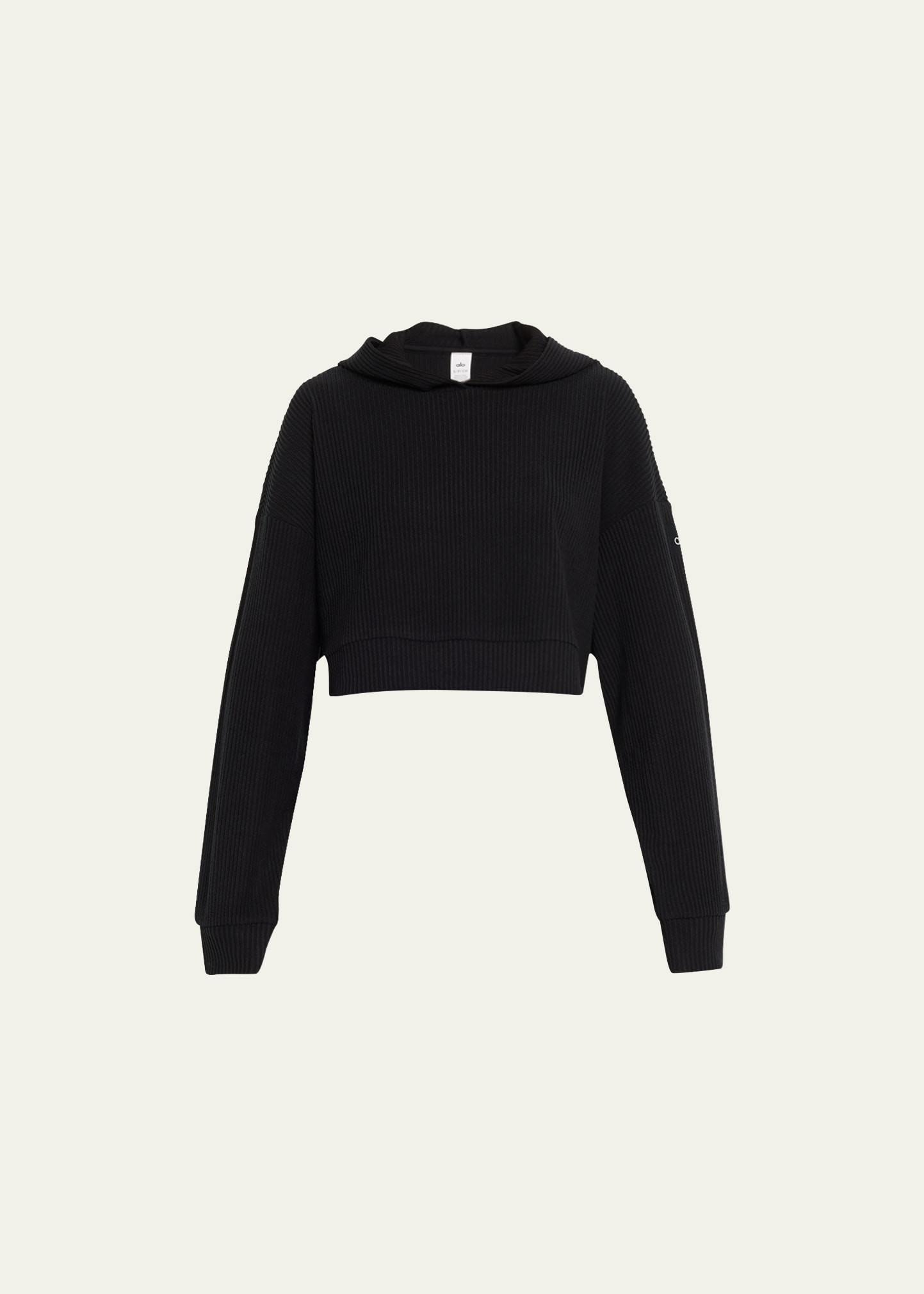 Muse Ribbed Hoodie Sweatshirt | Bergdorf Goodman