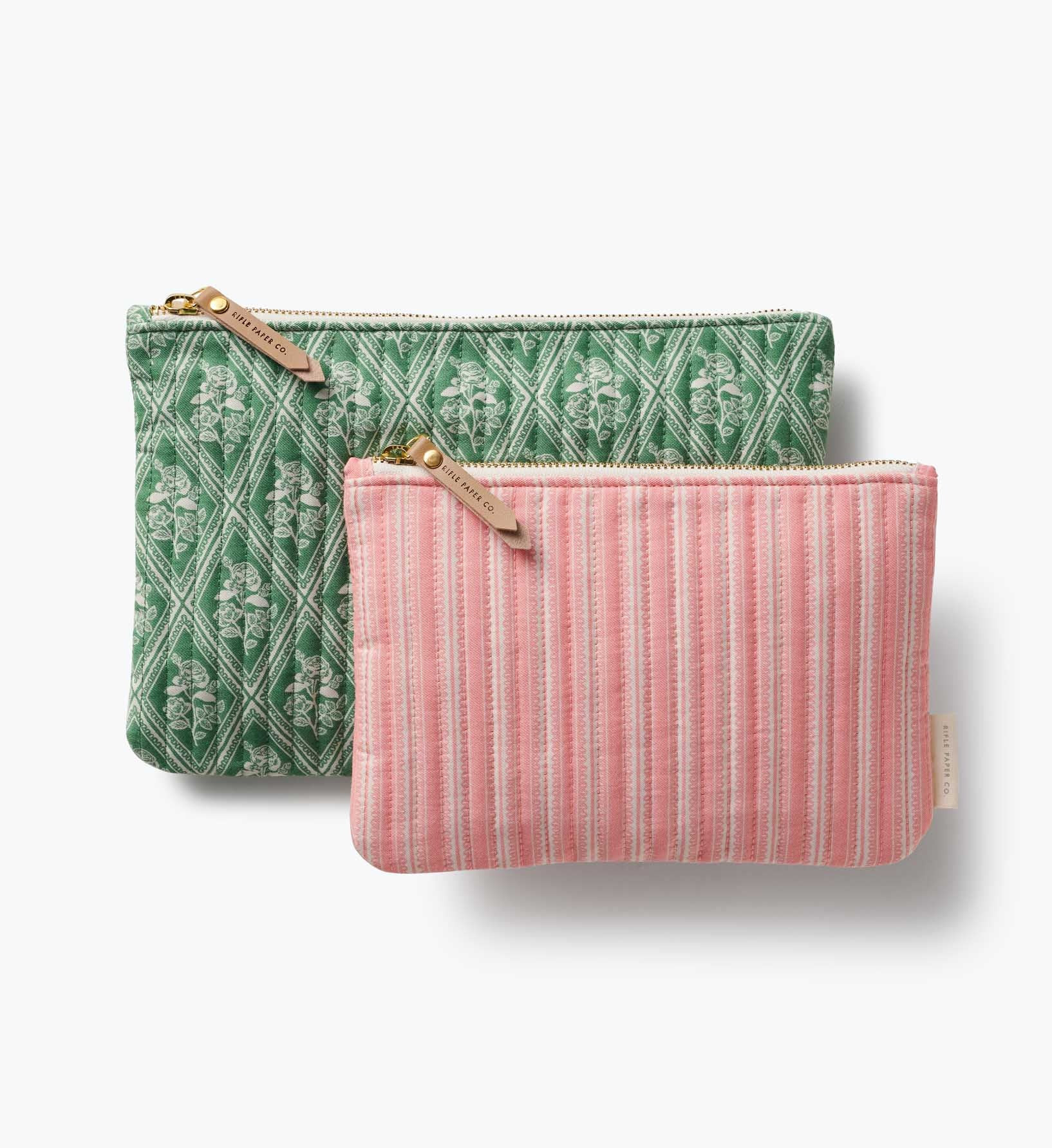 Quilted Pouch Set - Rose Study | Rifle Paper Co.