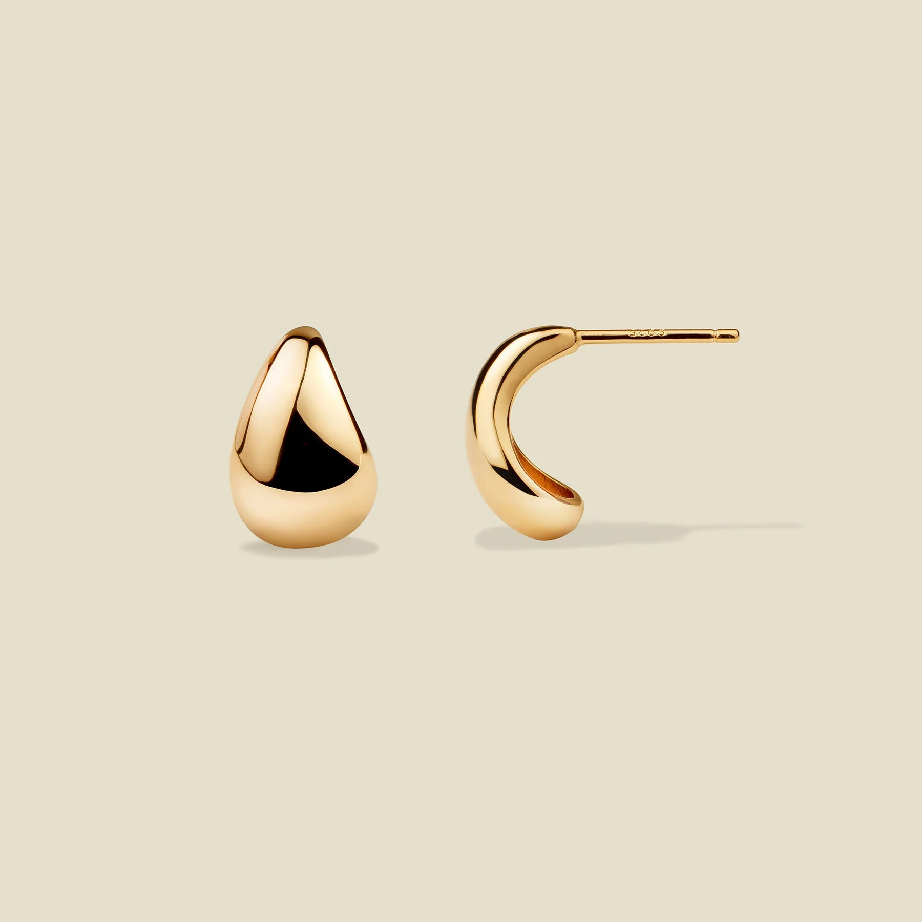 Gloss Drop Stud Earrings | Made By Mary | Made By Mary | Made By Mary
