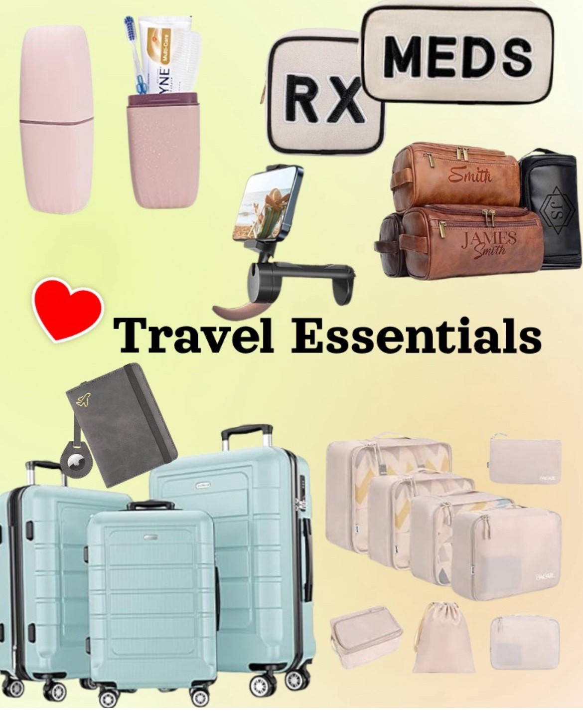 Sharing some of our travel, favorite items… My girls, both love the standing toothbrush holder, I need to get one for myself. My hubby has the personalized Diddy bag, and those are my favorite medicine bags.  The rest of the items are currently in my cart!  All from Amazon, so, easy breezy!

#LTKItBag #LTKHome #LTKTravel