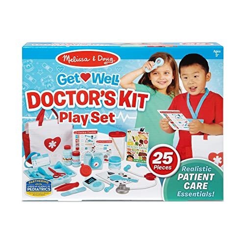 Melissa & Doug Get Well Doctor’s Kit Play Set – 25 Toy Pieces | Amazon (US)