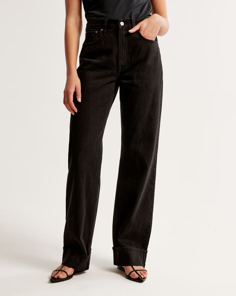 Women's High Rise Loose Jean | Women's Bottoms | Abercrombie.com | Abercrombie & Fitch (US)