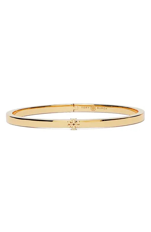 Tory Burch Kira Hinge Bracelet in Tory Gold at Nordstrom, Size Medium | Nordstrom