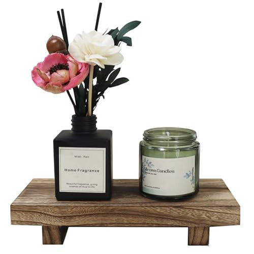 Wood Riser for Decor, 8.66X3.54in Wood Pedestal Stand, Small Wooden Riser for Bathroom for Kitchen Counter | Amazon (US)