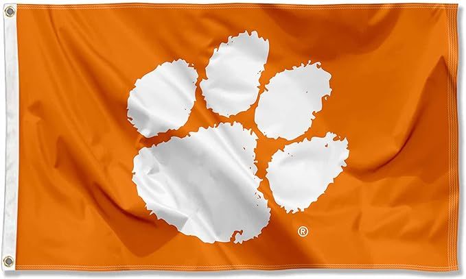 College Flags & Banners Co. Clemson Tigers CU University Large College Flag | Amazon (US)