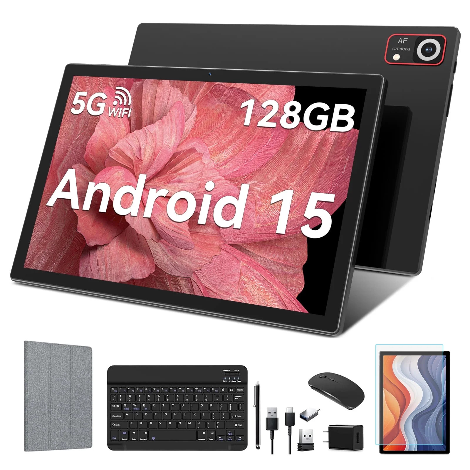 Android 15 Tablet ,8GB Ram 128GB Rom,5G WIFI 8MP+13MP Camera,1280x800 IPS Google Tablets | Walmart (US)