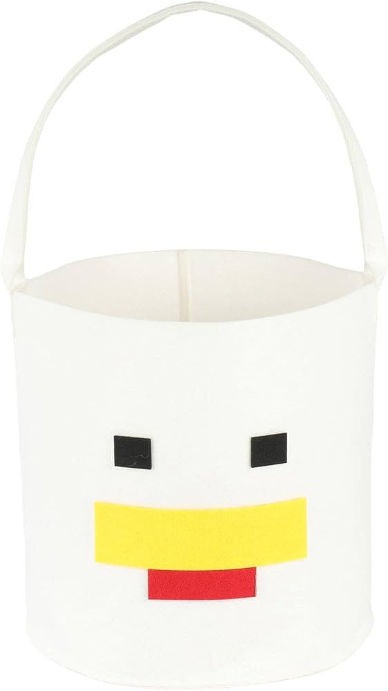 Easter Basket with Handles for Kids, Happy Easter Gift for Easter Egg Hunts Decorations Candy Gif... | Amazon (US)