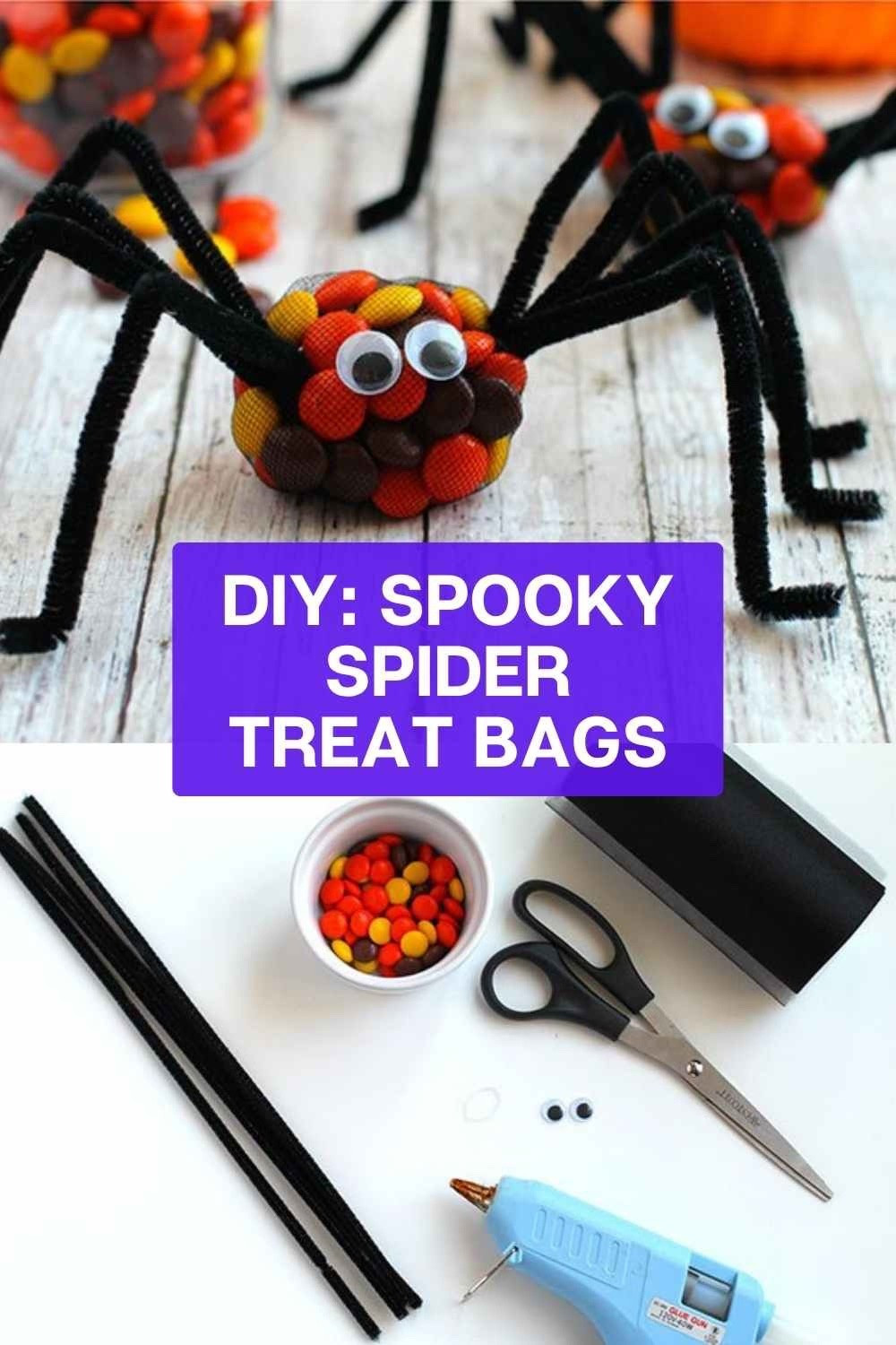 Get crafty this Halloween! Turn tulle, pipe cleaners & candies into cute spider treat bags. Perfect for parties, teachers, or trick-or-treat fun!

#LTKFamily #LTKHalloween #LTKTall