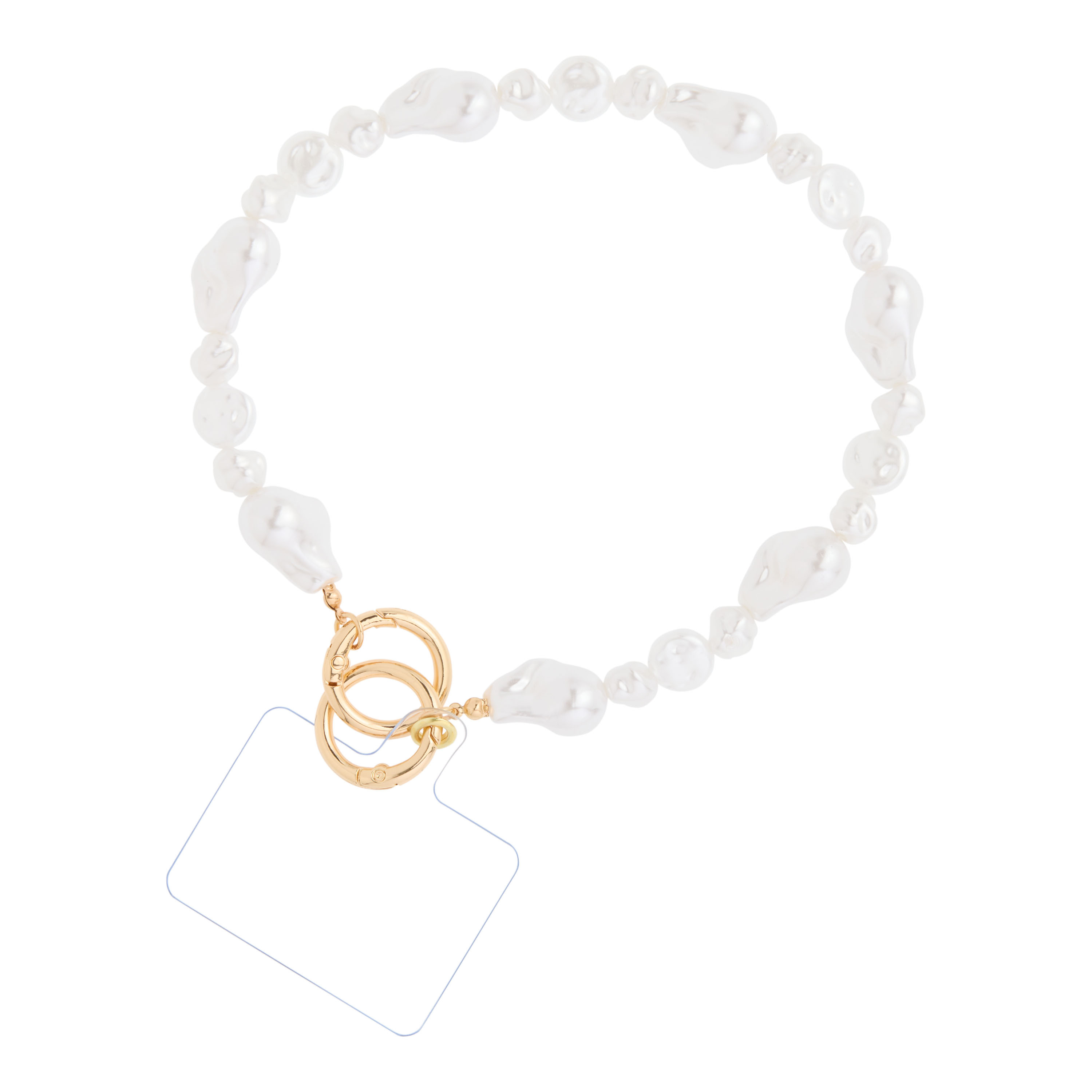 Faux Freshwater Pearl Detachable Wristlet Cell Phone Strap | World Market