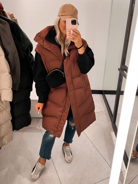 Puffer coat turns oversized vest. I love this soft down jacket! The sleeves simply sip off and leave you looking cute and cozy. Size down for sure. I’m in a XS/S. Lululemon Wunder Puff 

#LTKSeasonal #LTKstyletip #LTKGiftGuide
