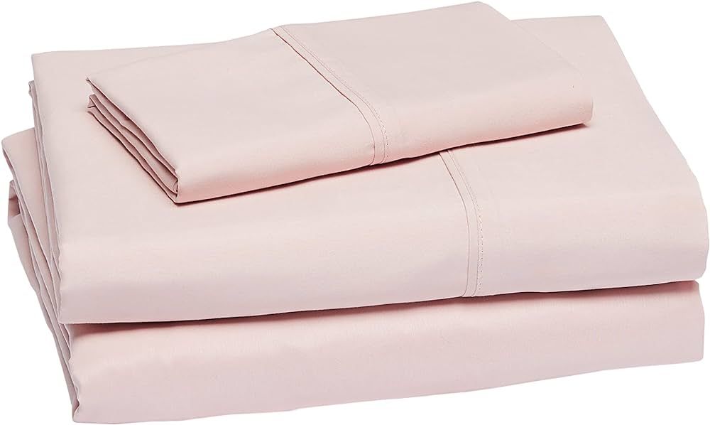 Amazon Basics Lightweight Super Soft Easy Care Microfiber 3 Piece Bed Sheet Set With 14” Deep P... | Amazon (US)