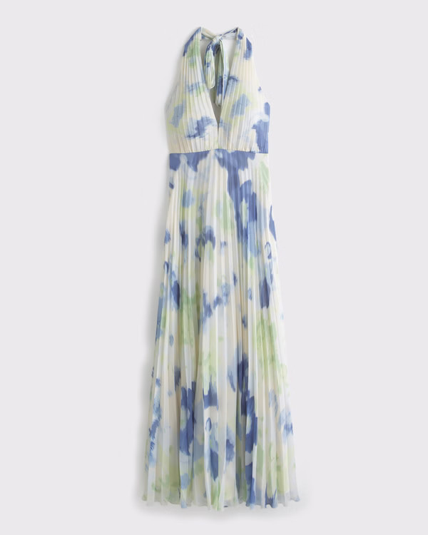 Women's The A&F Giselle Halter Maxi Dress | Women's Dresses & Jumpsuits | Abercrombie.com | Abercrombie & Fitch (US)