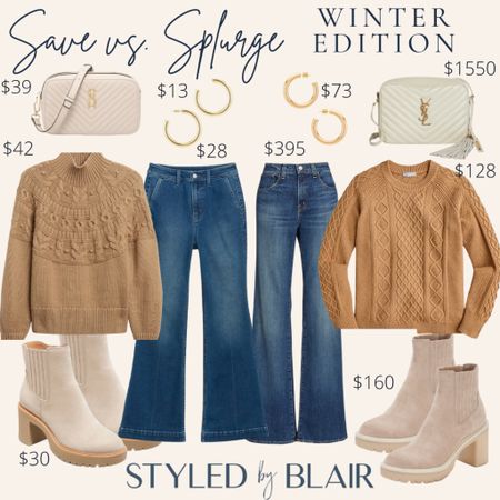 Save vs splurge winter edition - jeans - sweaters - boots 

#LTKstyletip #LTKSeasonal #LTKsalealert