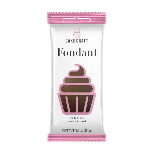 Cake Craft Fondant, Java Brown Fondant Icing, Vanilla Flavored, 8.8 oz - Walmart.com | Walmart (US)