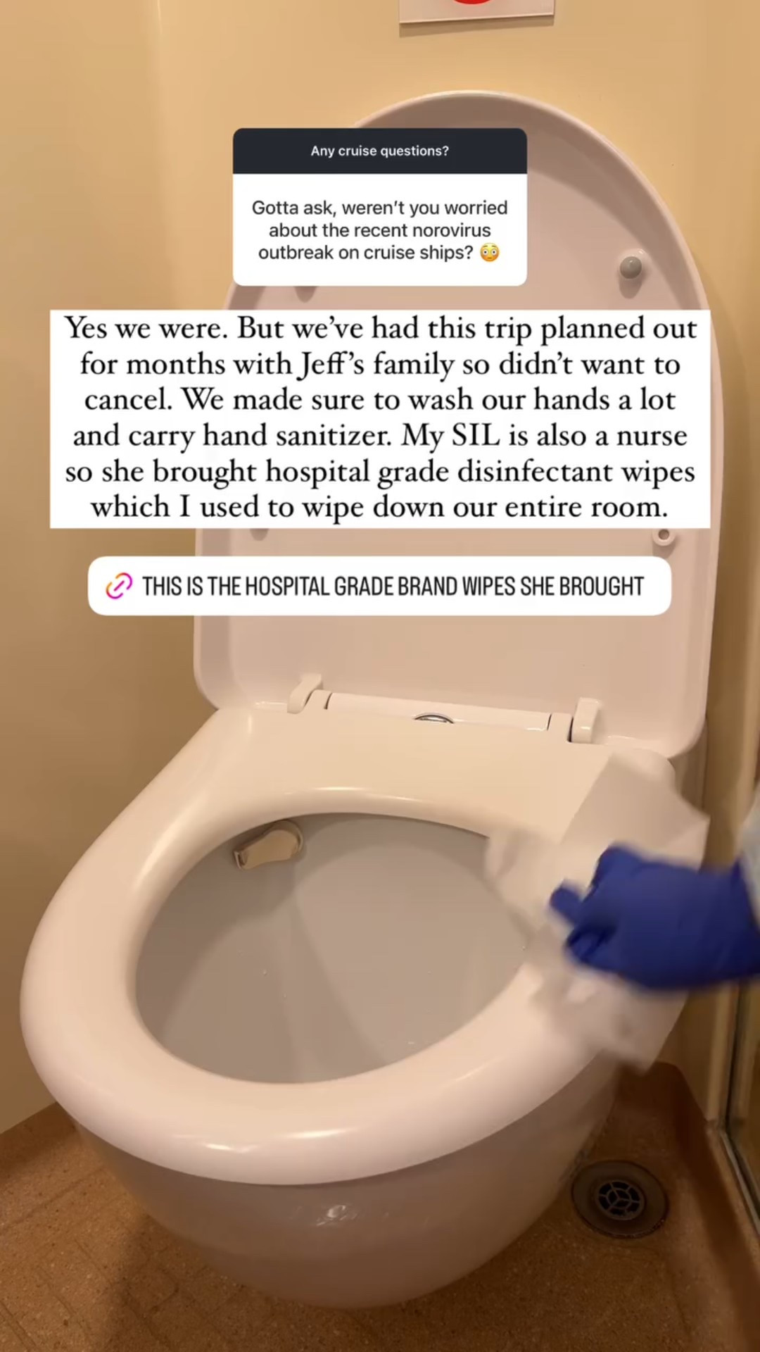 Hospital Grade Disposable Disinfectant Wipes! 



#LTKTravel #LTKFindsUnder50 #LTKWatchNow