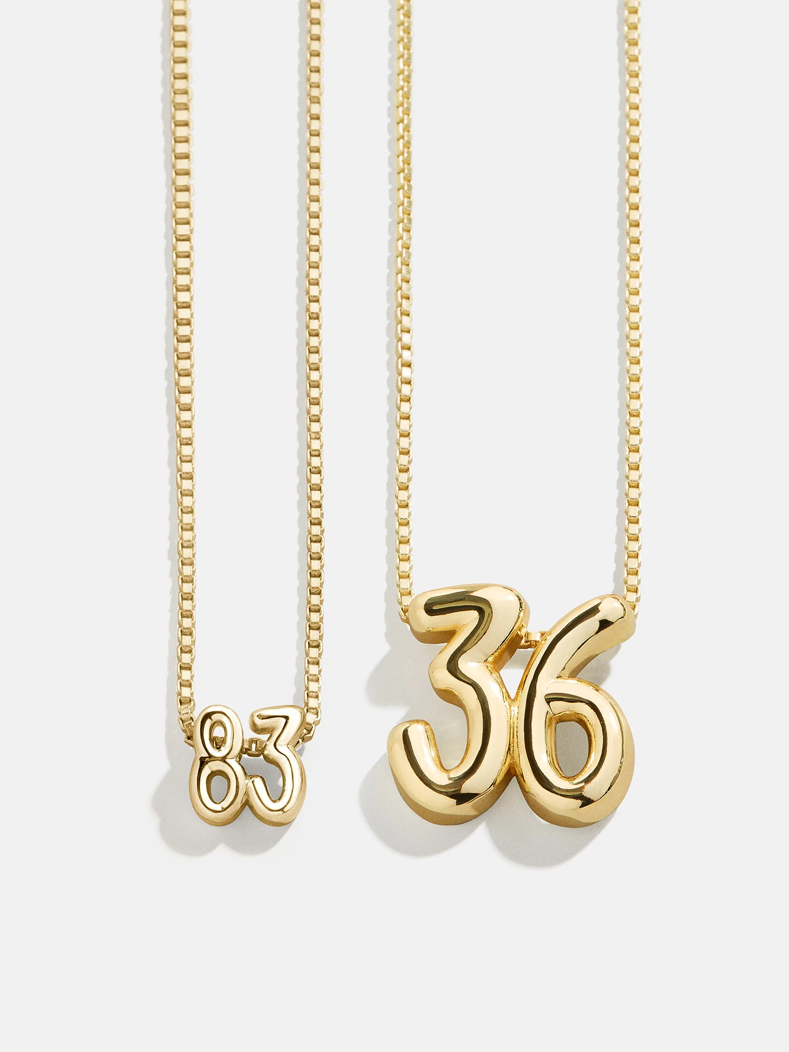 Lucky Number Bubble Necklace - Double Digits | BaubleBar