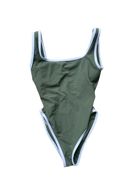 Ocean Isle one piece- Sage | LainSnow