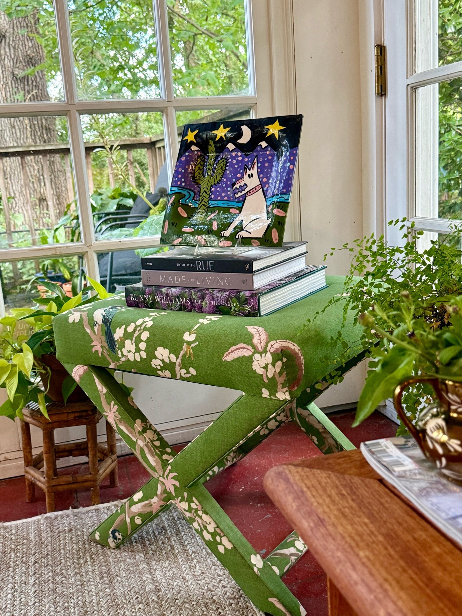 new look for this corner of our sunroom! I use what I have - move items from room to room. Its very rewarding to create a new vibe with a refreshed corner vignette with stuff you already have ❤️

#LTKHome #LTKdayinmylife