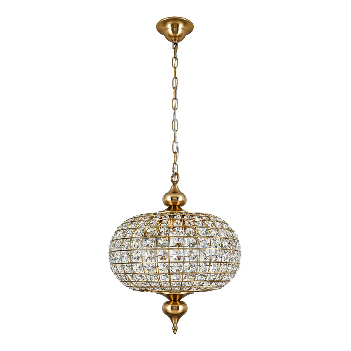 4-light Crystal Globe Chandelier | Wayfair North America