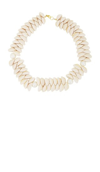 Rio Necklace in Shell | Revolve Clothing (Global)
