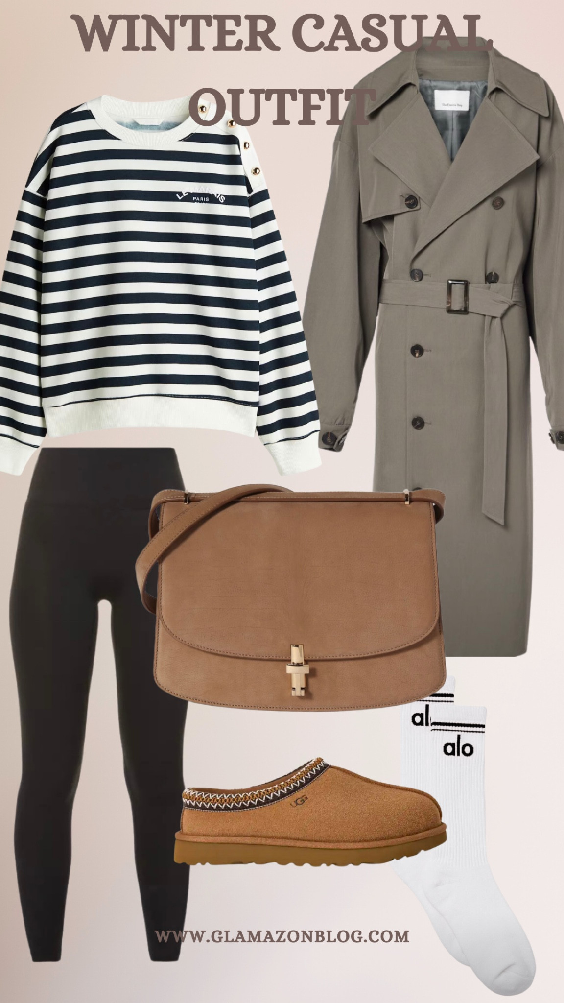 Winter casual outfit, smart casual, all yoga, Frankie shop, row bag, Ugg boots, Ugg slippers, leggings outfit, school run outfit 

#LTKeurope #LTKwinter #LTKuk