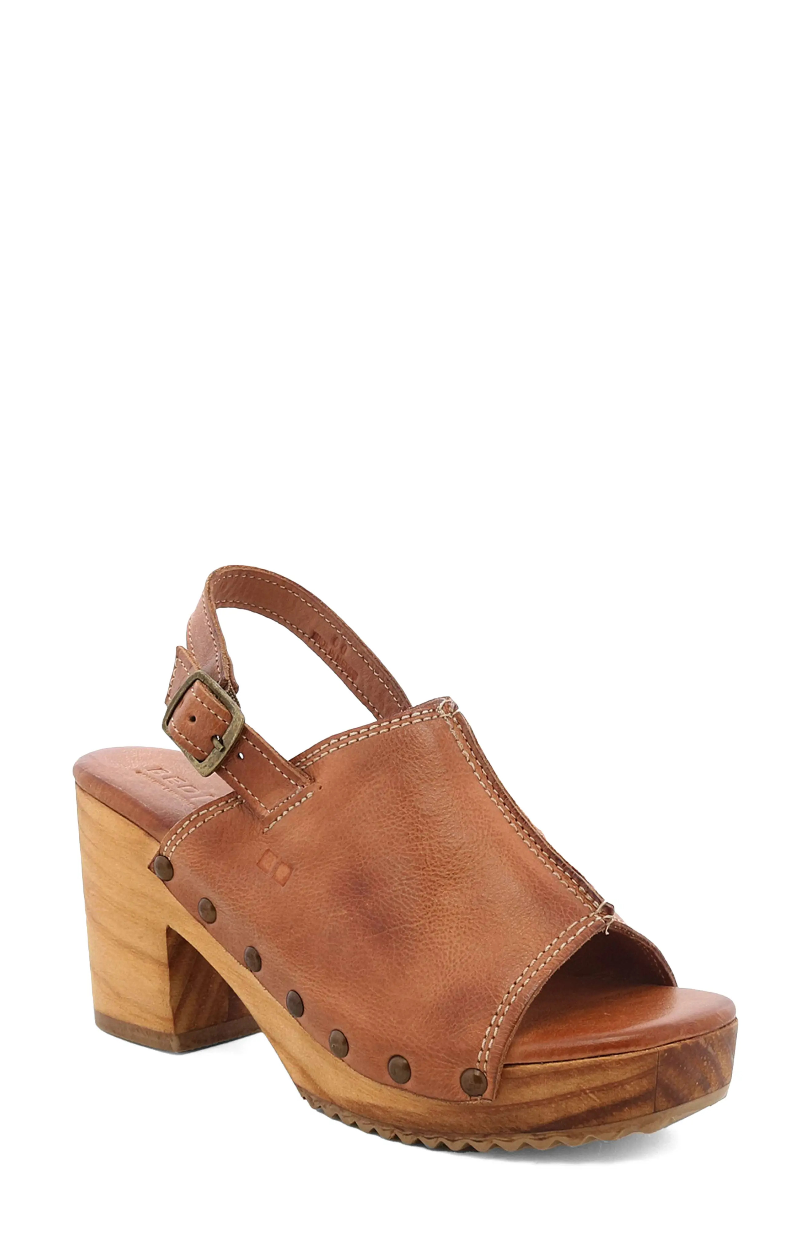 Women's Bed Stu Marie Slingback Sandal, Size 7.5 M - Brown | Nordstrom