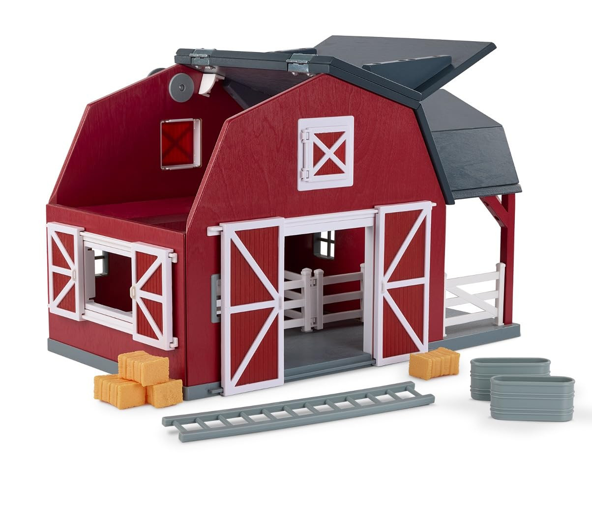 Terra by Battat – 20 Pieces Wooden Animal Barn Toy Set – Farm Animals & Play Fence – Preten... | Amazon (US)