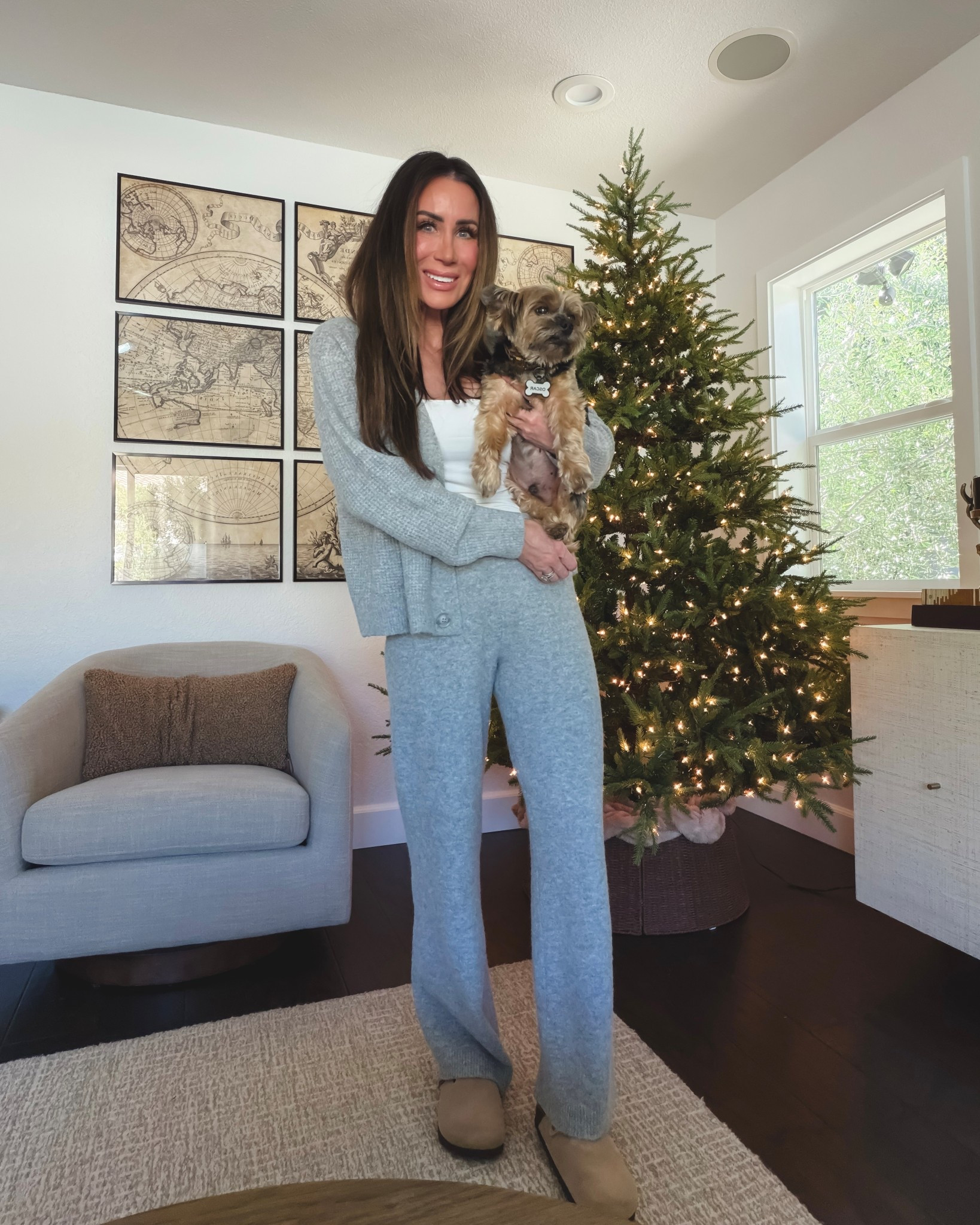 This $35 sweater set is perfect for cozy nights in and weekend fun! So soft you’ll want to live in…comes in 5 colors and you could wear the cardigan with jeans or skirts as well! Wearing sz small but should have sized down to a xs
Walmart outfit ideas, loungewear, look for less outfit ideas , fall outfits, cozy at home, fall mules

#LTKGiftGuide #LTKOver40 #LTKFindsUnder50