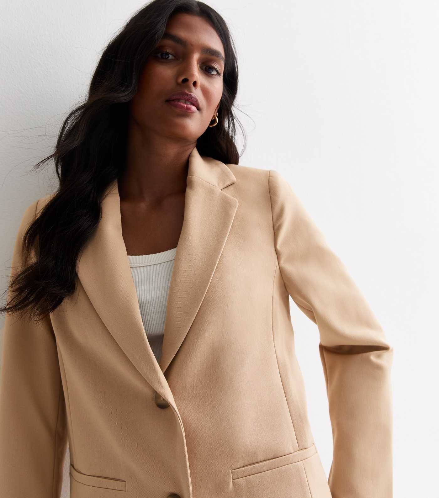 Camel Button Front Blazer
						
						Add to Saved Items
						Remove from Saved Items | New Look (UK)