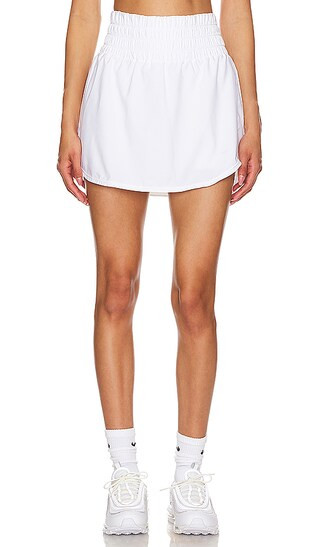 One Ultra High Rise Skort in White & Black | Revolve Clothing (Global)