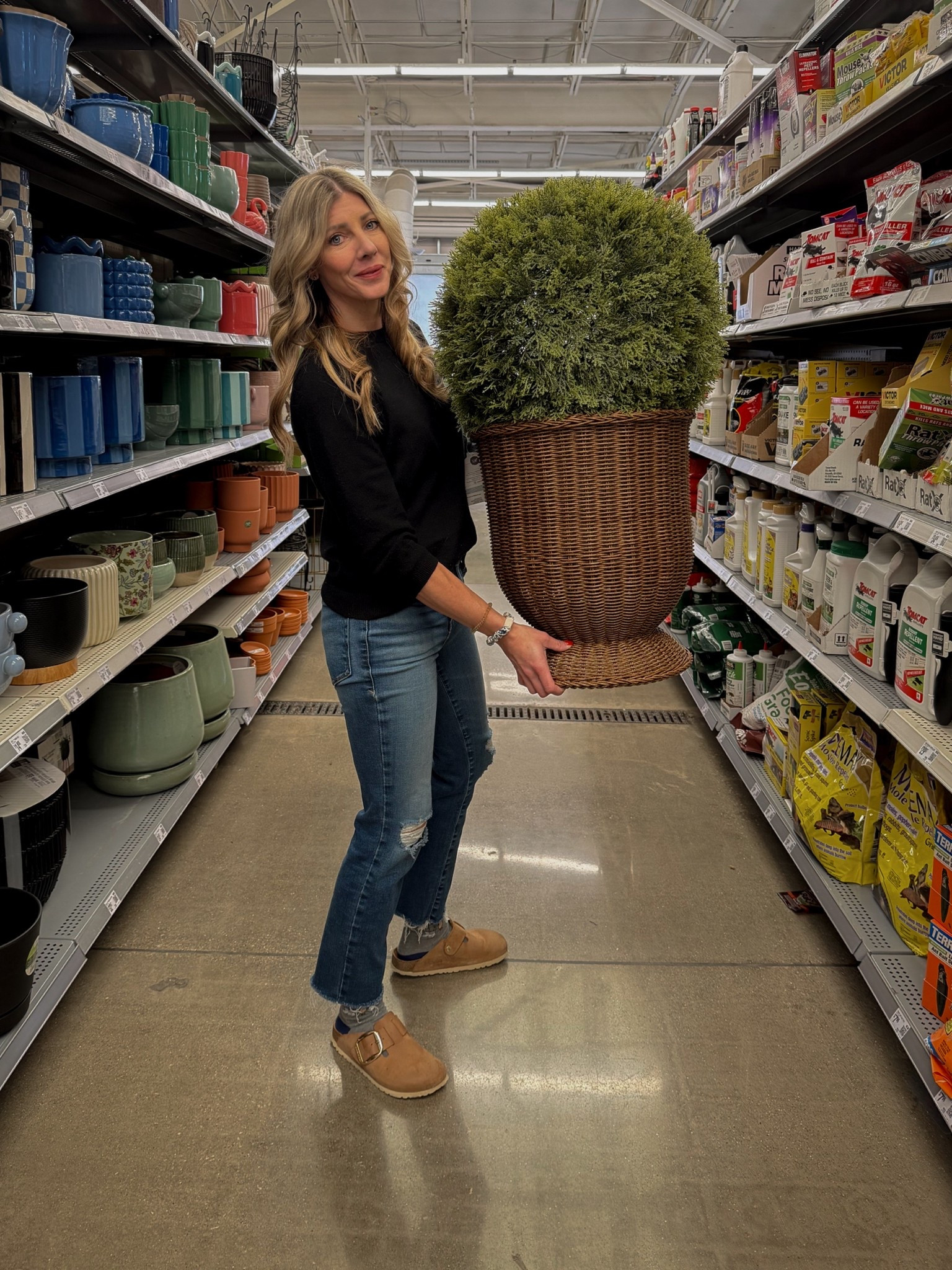 Finally saw this faux ￼ boxwood top and it’s so good totally worth the price. It may seem expensive for Walmart, but it’s really nice quality, also love the planter. This mix is just perfect for your front porch.

#LTKSaleAlert #LTKHome