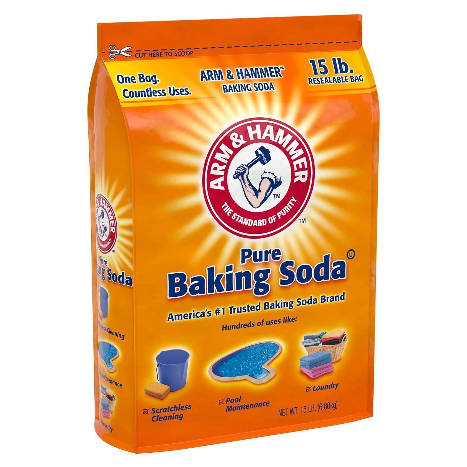 Arm & Hammer Pure Baking Soda (15 lbs.) - Walmart.com | Walmart (US)