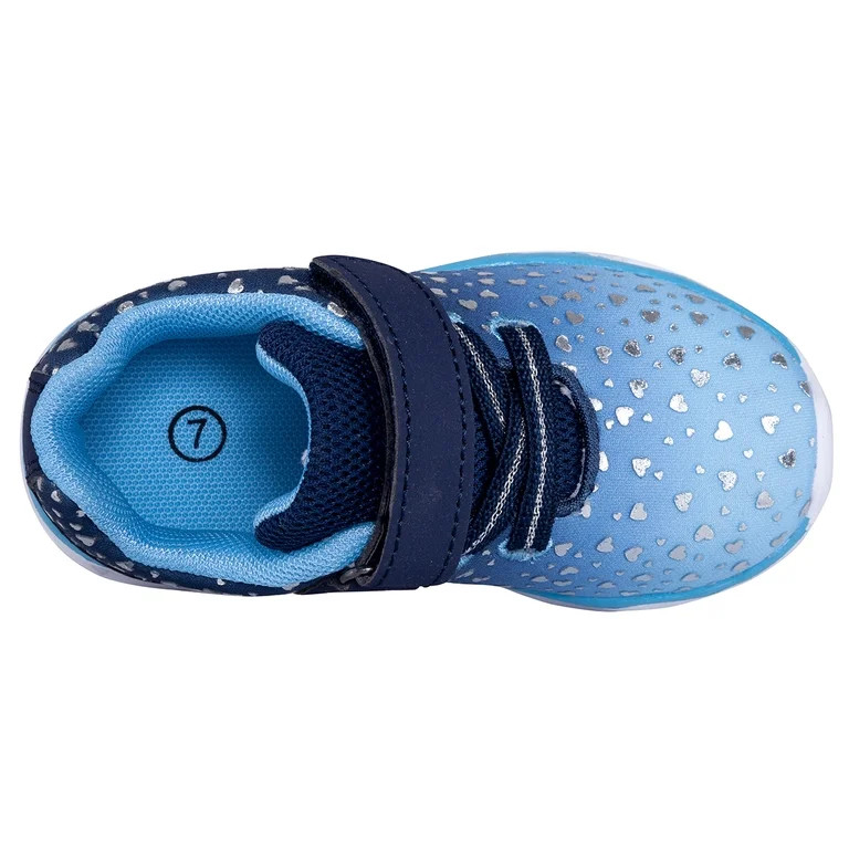NEWMALL Girls Led Shoes Flashing Light Up Sneakers (6 Toddler,Blue) | Walmart (US)