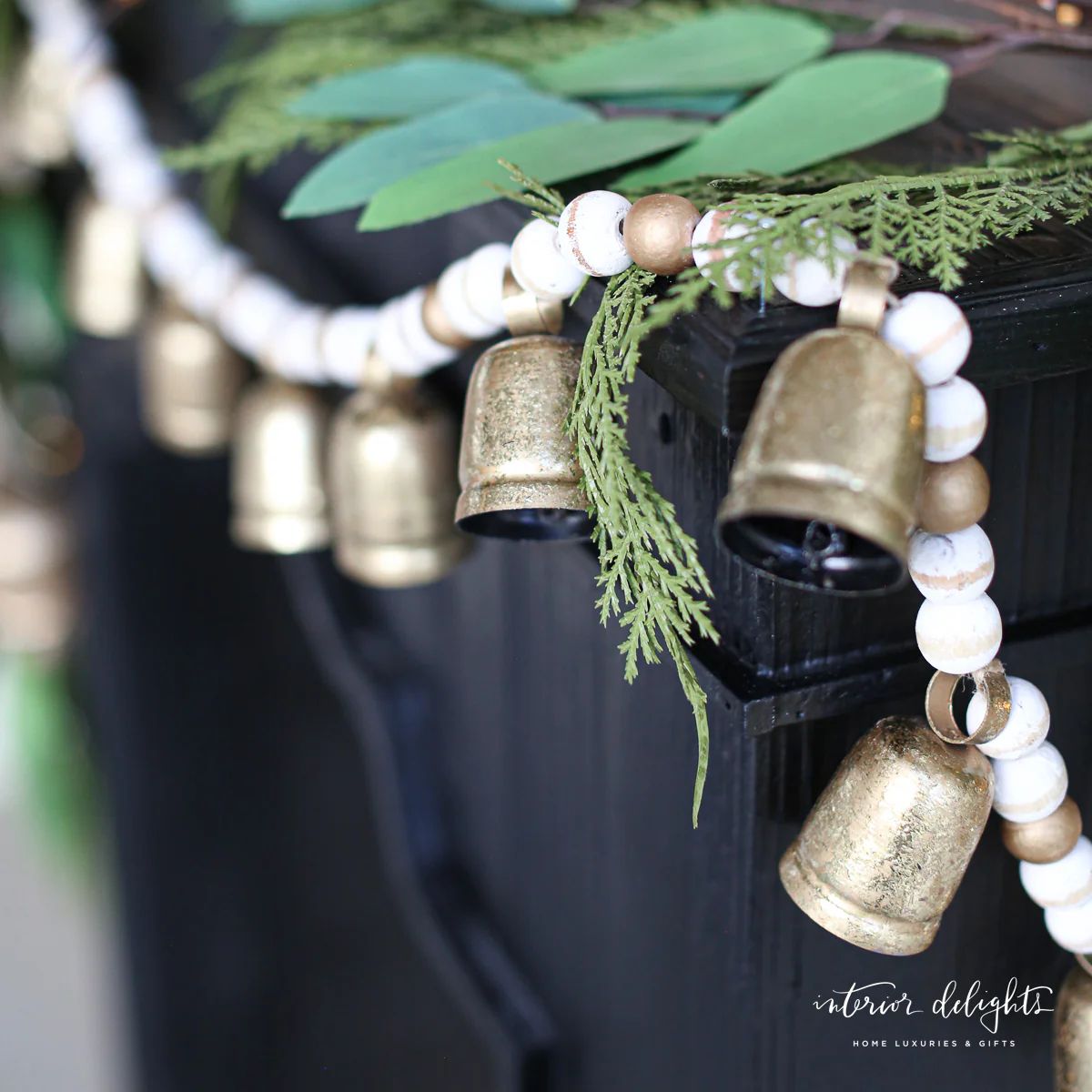 Gold Bead and Bell Garland *Final Sale* | Interior Delights