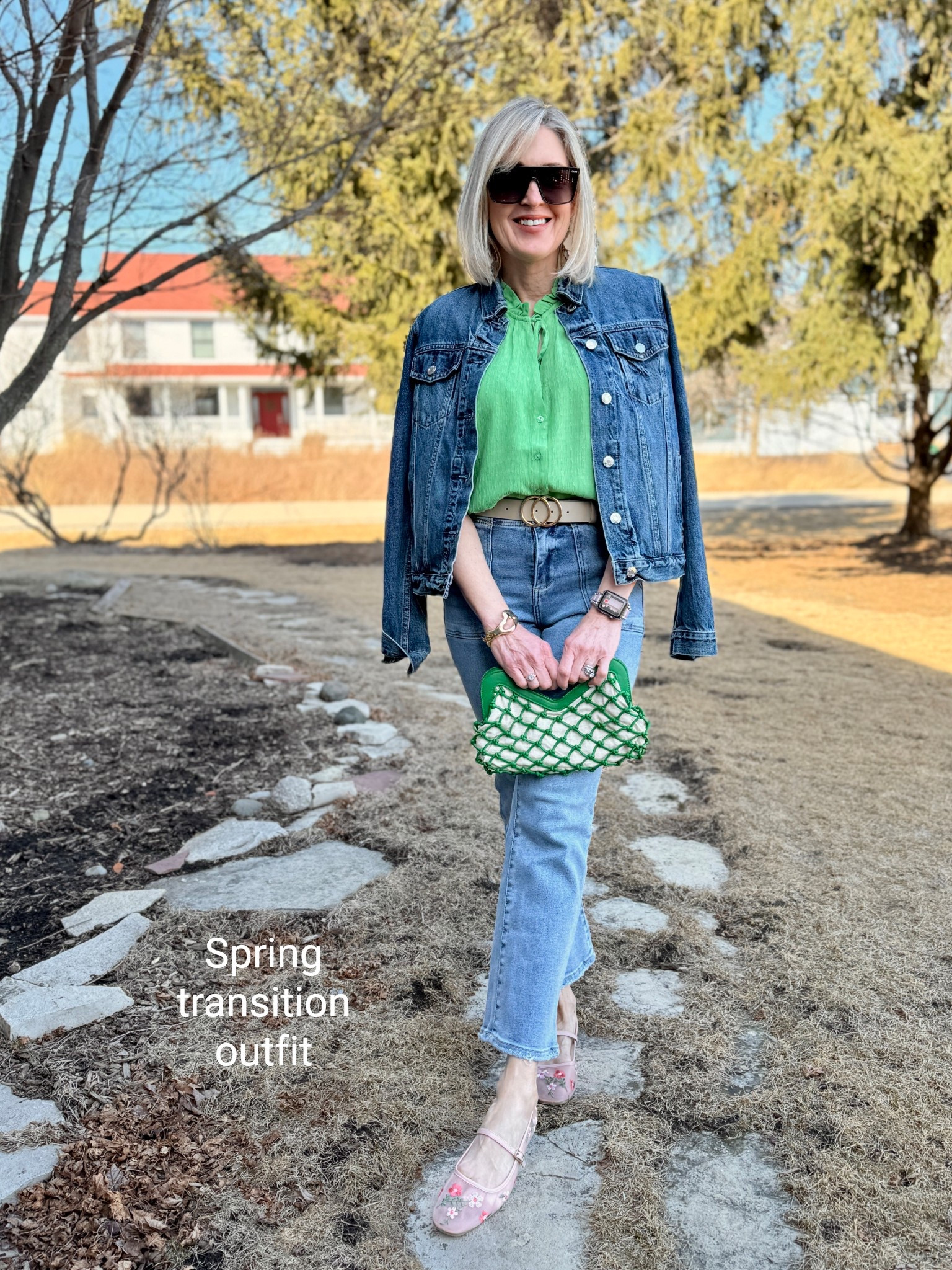 Spring transition outfit.

Target style, target finds, Risen jeans, mesh flats, affordable outfit, mom looks, trendy fashion, over 40 style, Gibsonlook, 

#LTKFindsUnder100 #LTKOver40 #LTKSeasonal