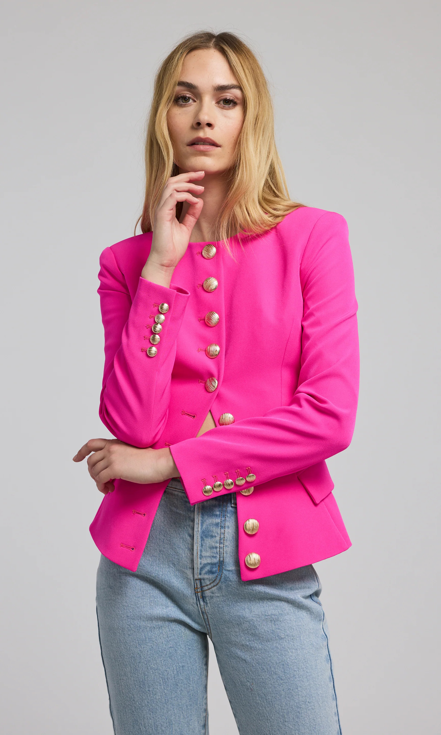 Ophelia Crepe Blazer | Generation Love