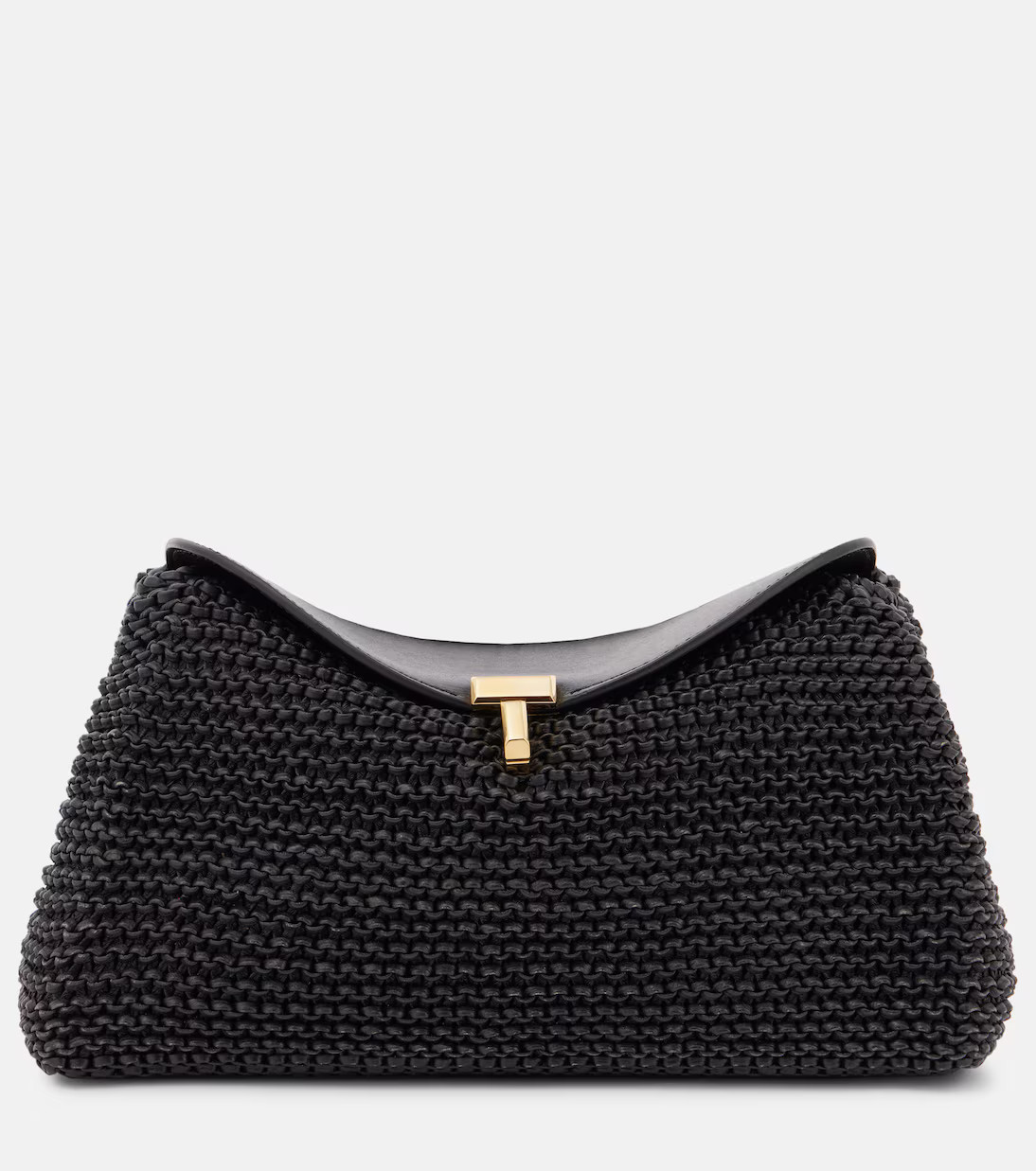 T-Lock woven leather clutch | Mytheresa (US/CA)