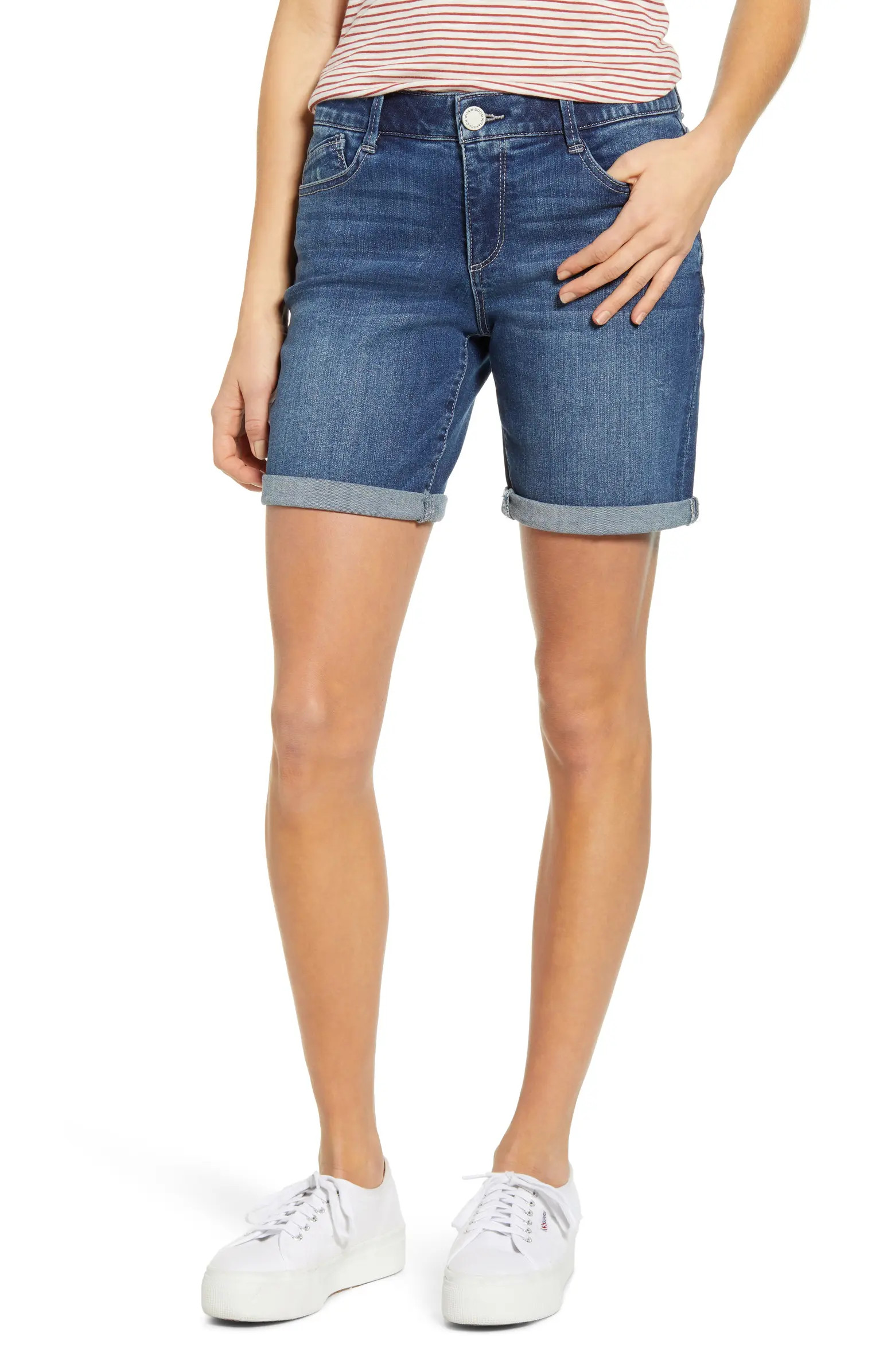 'Ab'Solution Denim Shorts | Nordstrom