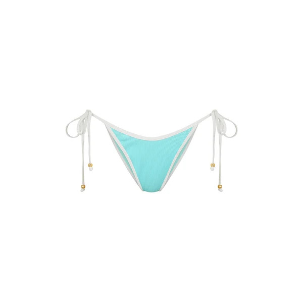Bind Dipped Cheeky Tie Bikini Bottom - Calypso Blue | Kulani Kinis US