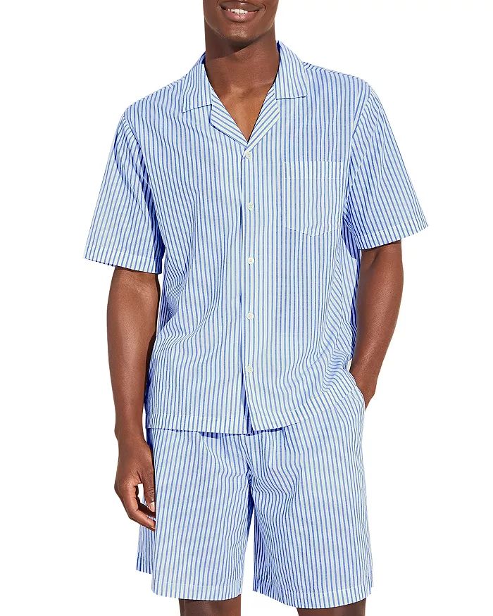 Organic Cotton Sandwashed Stripe Short Pajama Set | Bloomingdale's (US)