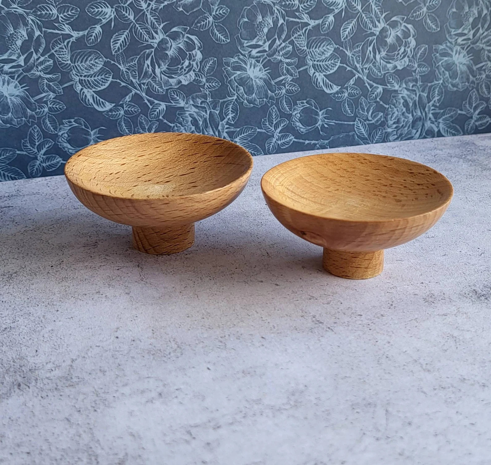 Hand Crafted Beech Drawer Pull Wooden Concave Cabinet Knob - Etsy | Etsy (US)