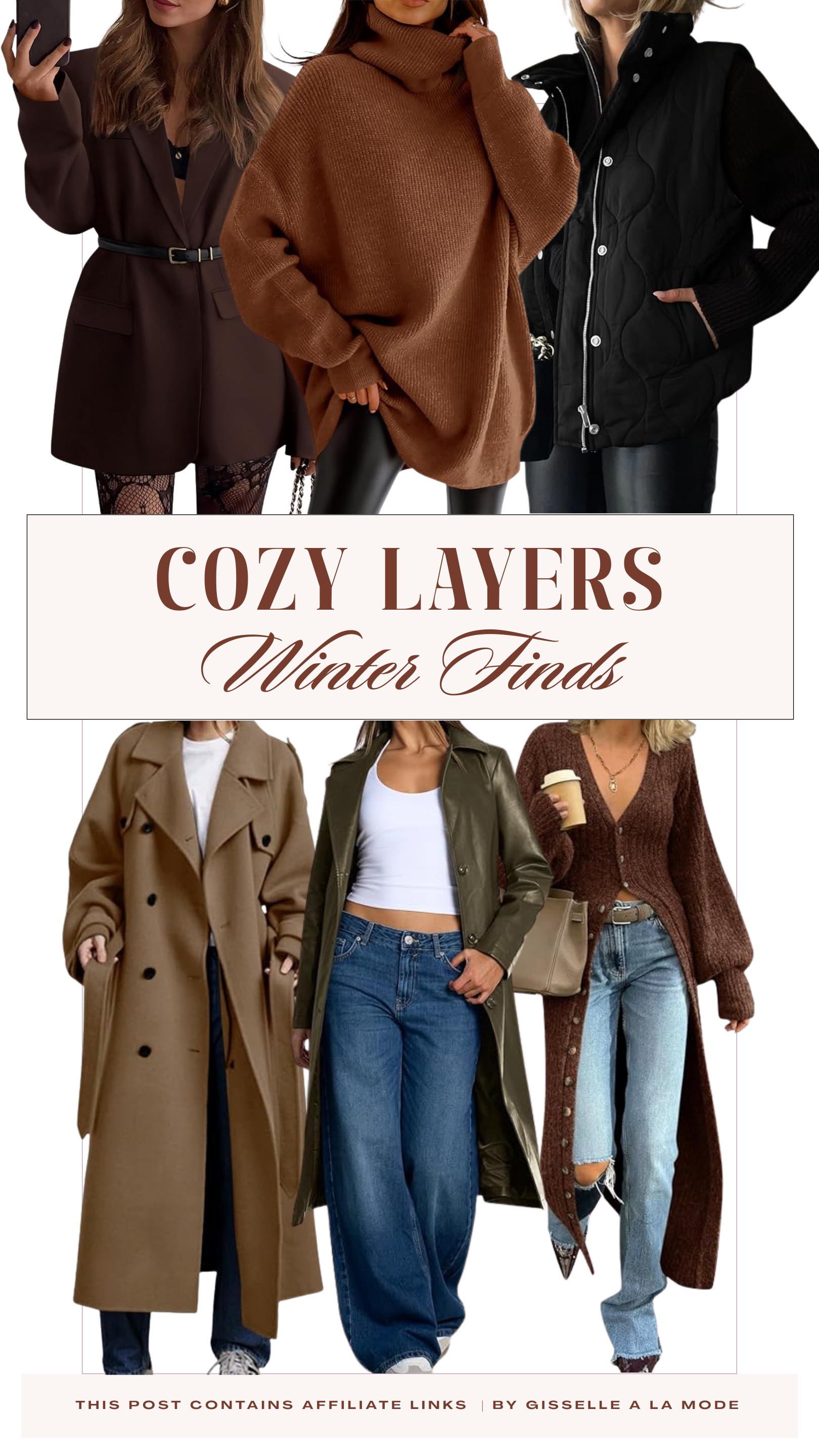 Cozy winter layers you’ll live in 🤎 From chunky knits to long coats and warm vests—easy, everyday pieces for cold-weather styling. 

 #LTKHoliday #LTKootd #LTKSeasonal