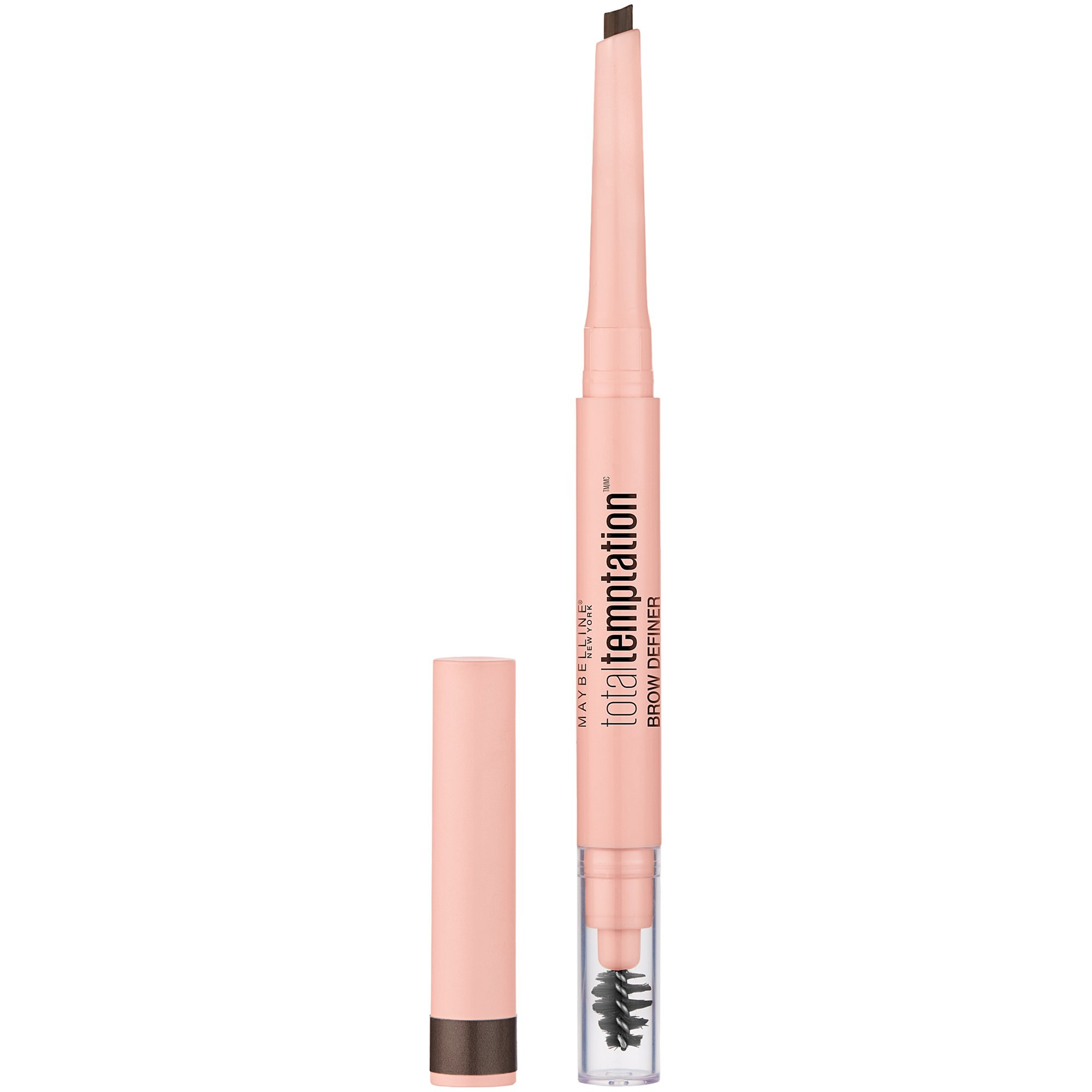 Maybelline Total Temptation Eyebrow Definer Pencil, Deep Brown, 0.005 oz | Walmart (US)