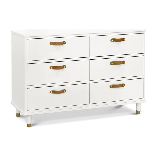 Tanner 6-Drawer Dresser, Warm White | Maisonette