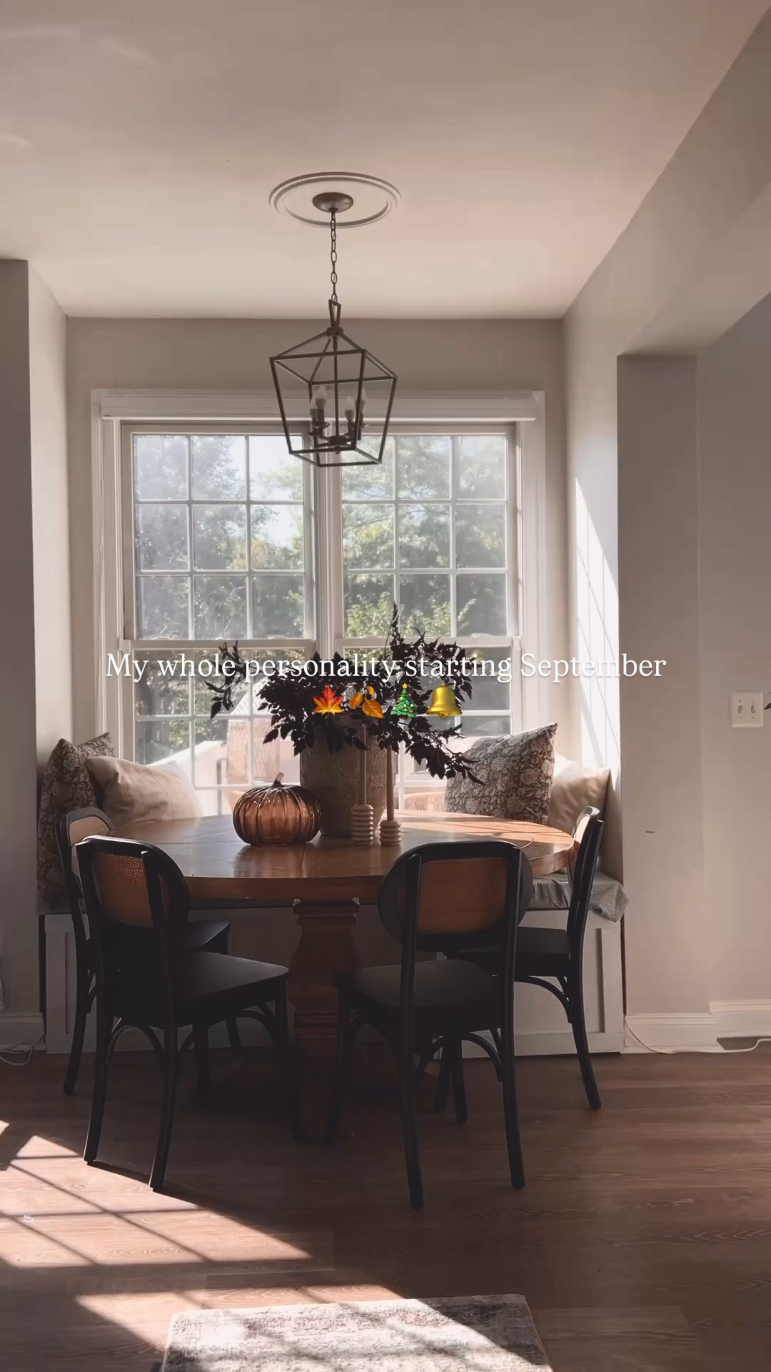 Fall and Christmas decor, home decor, fall stems, kitchen decor, living room, fall decor, Christmas tree