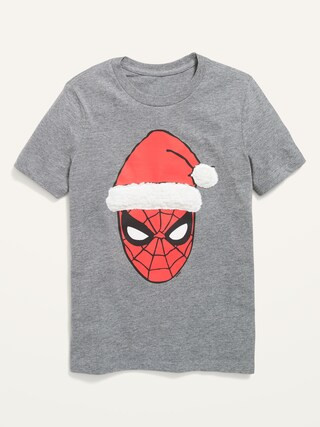 Marvel Comics™ Gender-Neutral Spider-Man Christmas Tee for Kids | Old Navy (US)