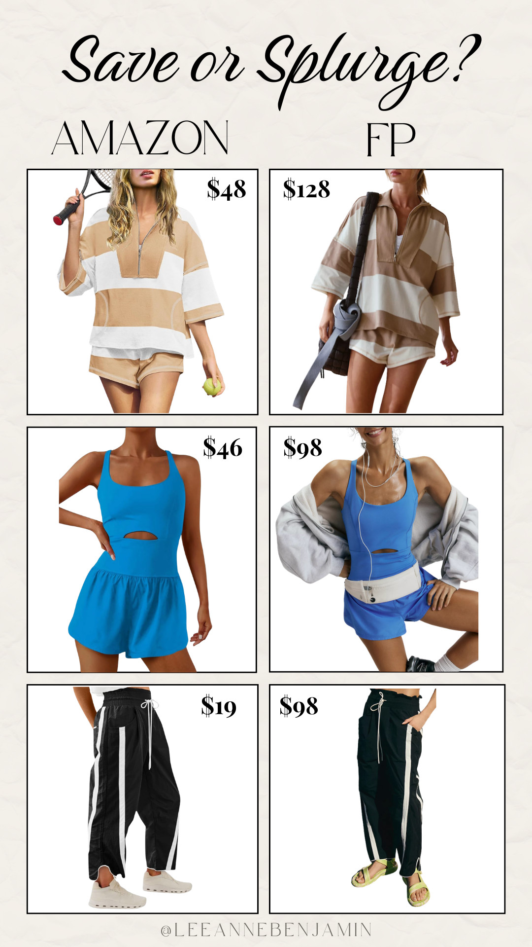 Would you save or splurge on these adorable active finds for spring? 

 #LTKootd #LTKActive #LTKSaleAlert