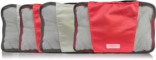 Medium Packing Cubes for Travel - 4 Piece Luggage Organizer Cubes for Carry On Luggage Backpack a... | Amazon (US)