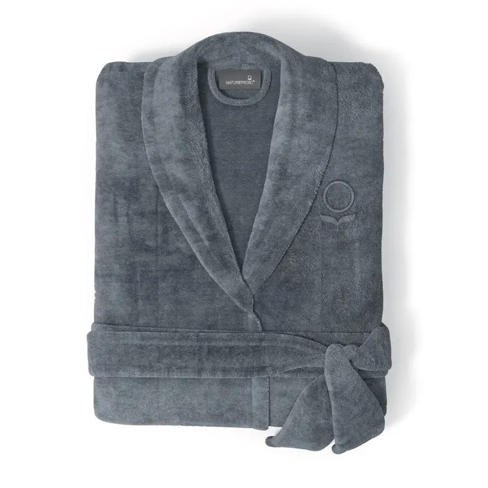 Organic Cotton Velour Bathrobe | Naturepedic