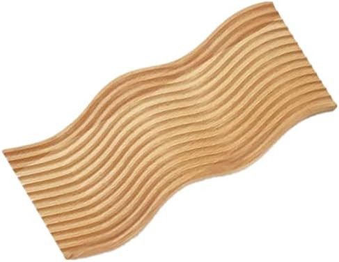 Decorative Wood Cutting Board, Wooden Board for Kitchen / Shelf / Home Decor (Wave) | Amazon (US)